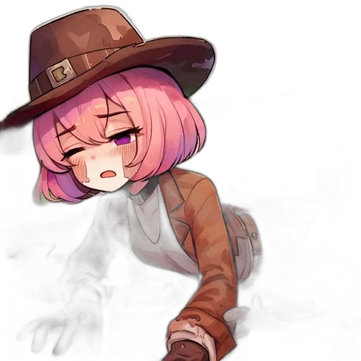 hat, weapon, creature, staff transparent PNG cut-out