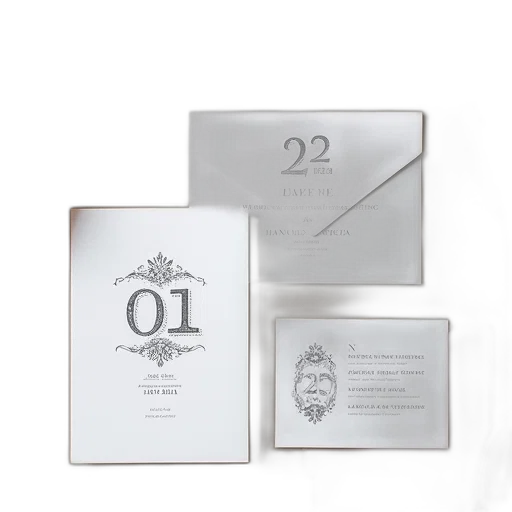 wedding, stationery, suite, personalised transparent PNG cut-out