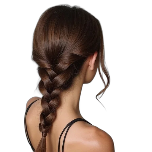 hair, jewelry, staff, photorealistic transparent PNG cut-out