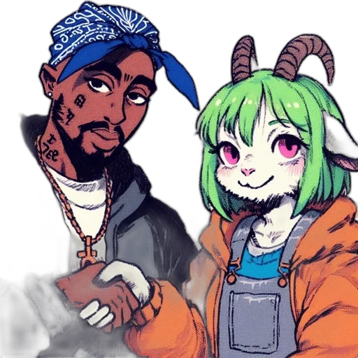 jacket, anime, cartoon, watercolor transparent PNG cut-out