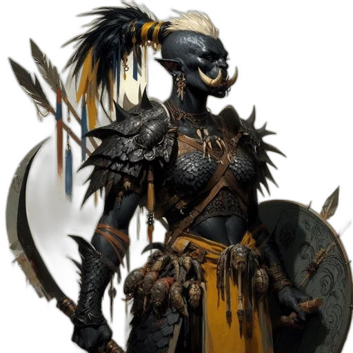 dragon, staff, mask, creature transparent PNG cut-out
