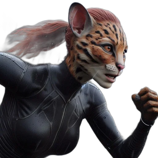 animal, creature, 3d render, concept art transparent PNG cut-out