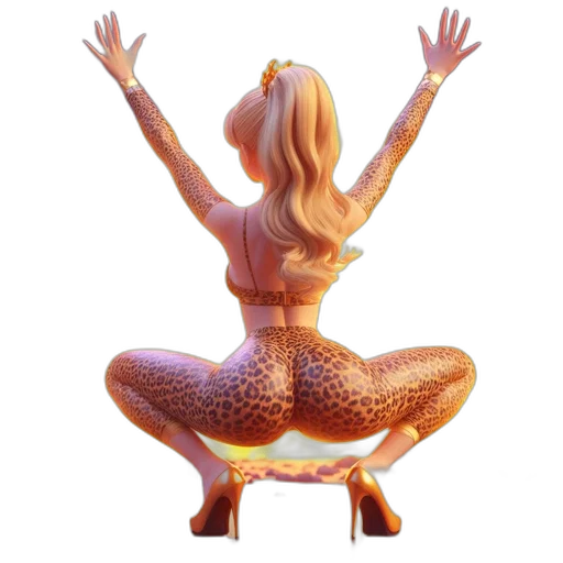 dress, furniture, 3d render, concept art transparent PNG cut-out