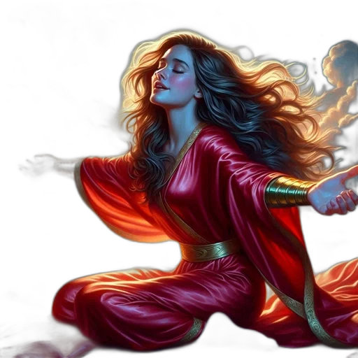 comic book art, concept art, fantasy art, fire transparent PNG cut-out