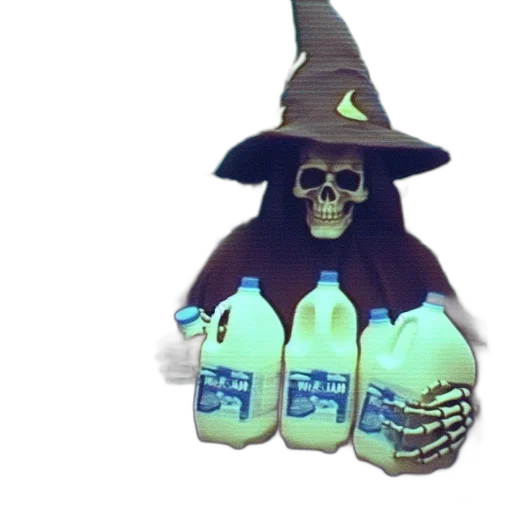 bottle, food, hat, jacket transparent PNG cut-out