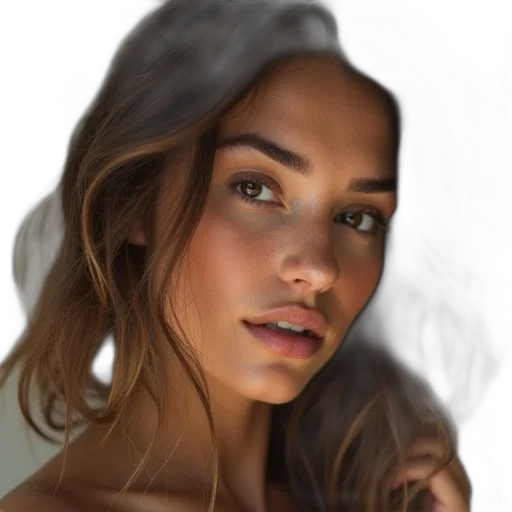 face, hair, crown, jewelry transparent PNG cut-out
