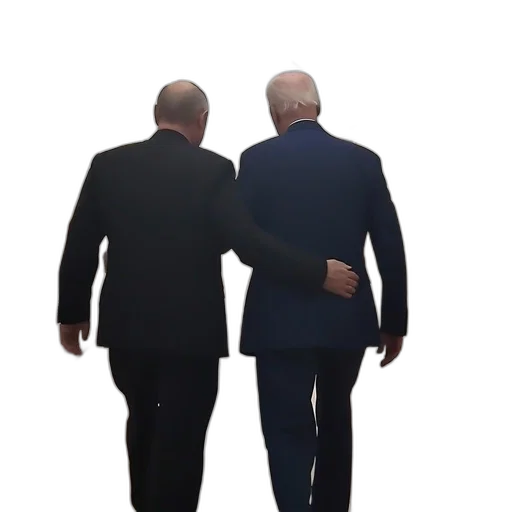 jacket, staff, concept art, two transparent PNG cut-out