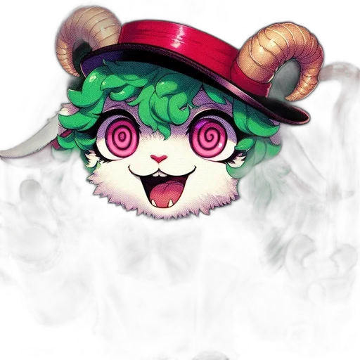 mask, staff, hat, creature transparent PNG cut-out