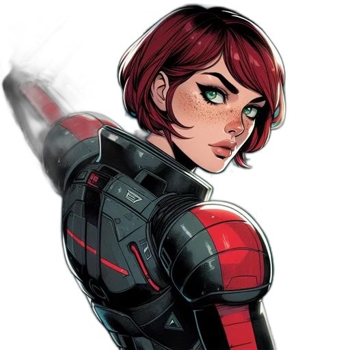jacket, comic book art, concept art, pixel art transparent PNG cut-out