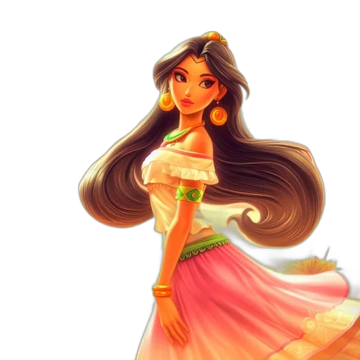 dress, concept art, fantasy art, 3d render transparent PNG cut-out