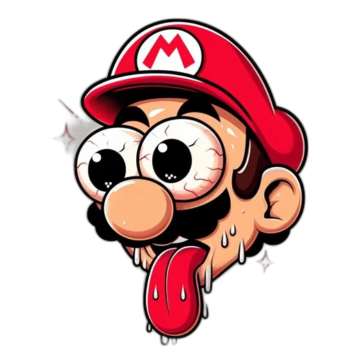 face, mask, hat, staff transparent PNG cut-out