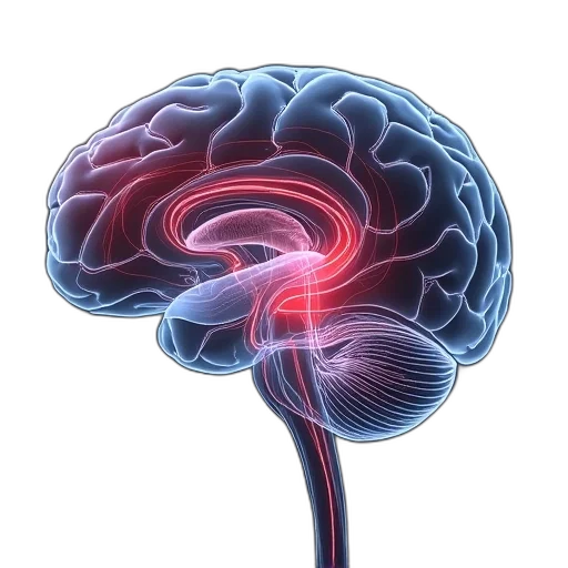 crown, flow, diversion, cerebral transparent PNG cut-out