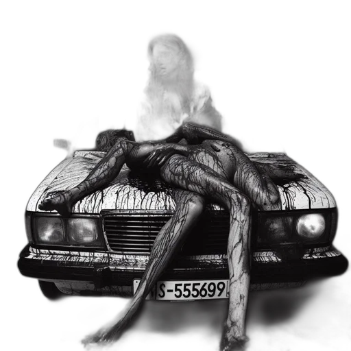 car, hair, concept art, comic book art transparent PNG cut-out