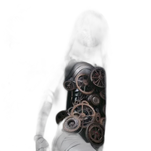 dress, robot, jewelry, mask transparent PNG cut-out