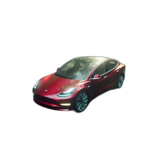 car, 3d render, concept art, photorealistic transparent PNG cut-out