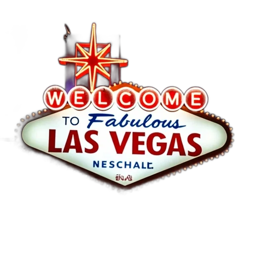 las, vegas, sign, nevada transparent PNG cut-out