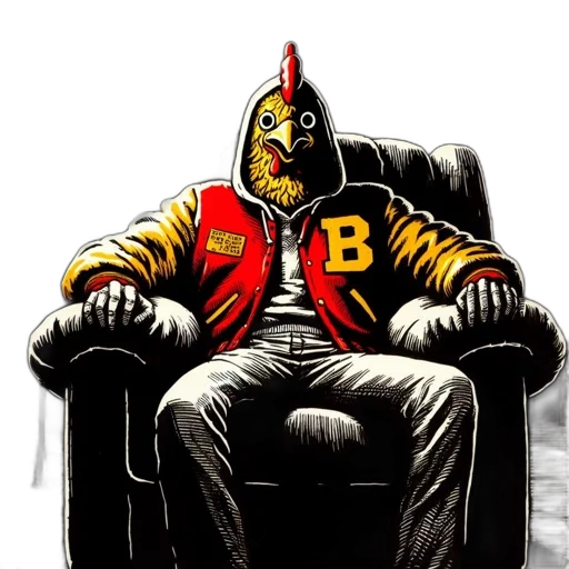 jacket, mask, comic book art, concept art transparent PNG cut-out