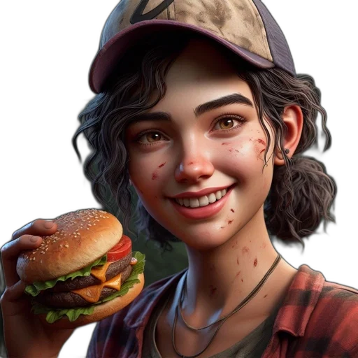 food, face, photorealistic, concept art transparent PNG cut-out