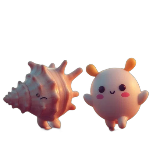 creature, animal, 3d render, concept art transparent PNG cut-out