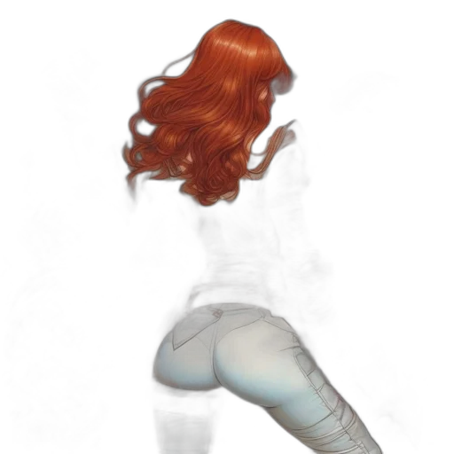 staff, hair, robot, dress transparent PNG cut-out
