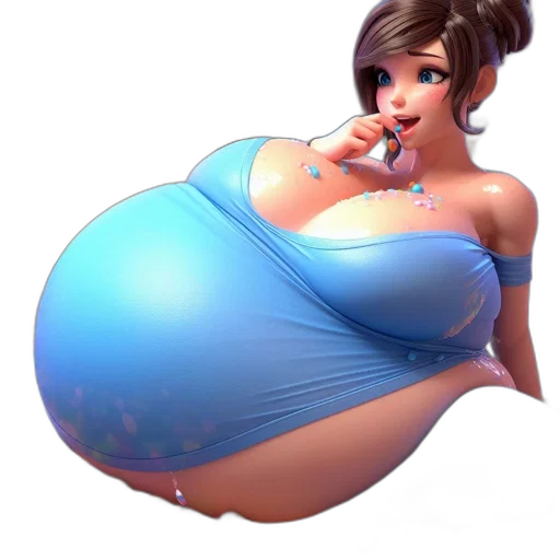 dress, food, concept art, 3d render transparent PNG cut-out