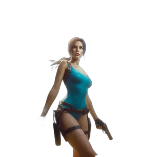 dress, staff, weapon, robot transparent PNG cut-out