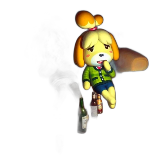 staff, bottle, weapon, animal transparent PNG cut-out