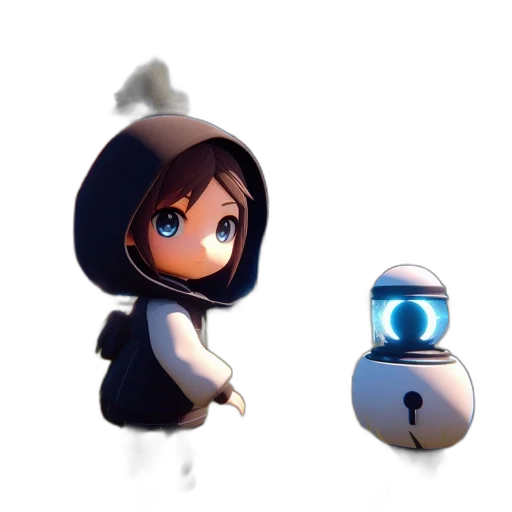 robot, staff, weapon, concept art transparent PNG cut-out