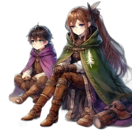 weapon, sword, crown, staff transparent PNG cut-out