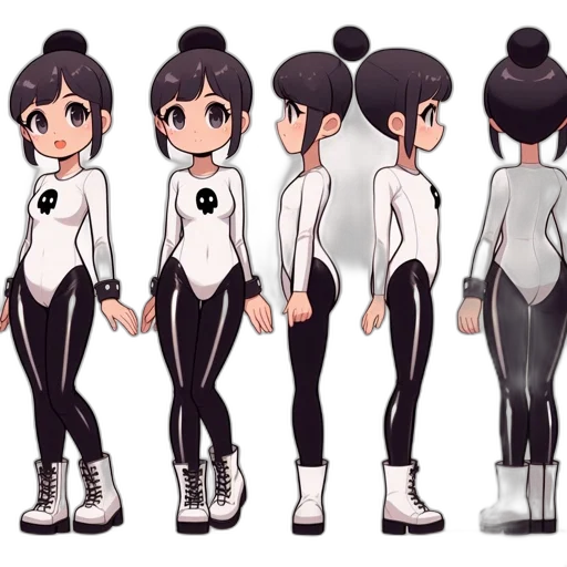 concept art, anime, cartoon, 3d render transparent PNG cut-out