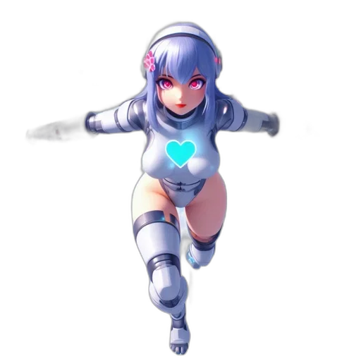 robot, weapon, staff, concept art transparent PNG cut-out