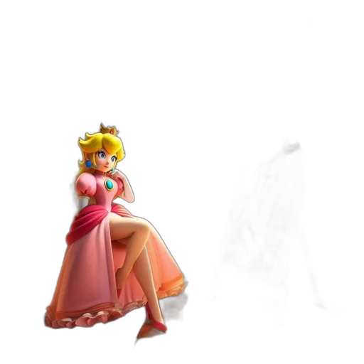 dress, crown, staff, weapon transparent PNG cut-out
