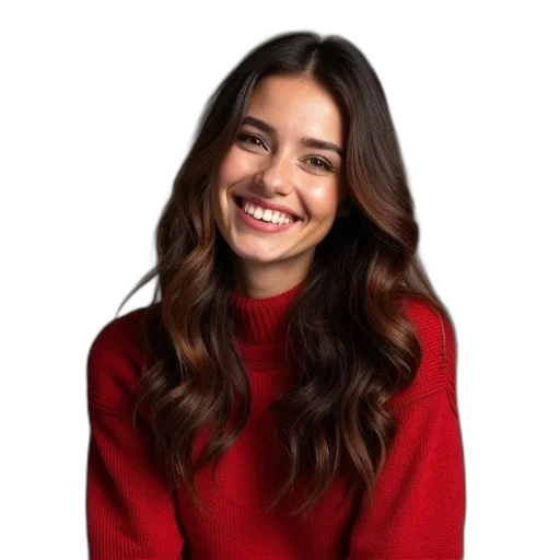 face, hair, jacket, crown transparent PNG cut-out