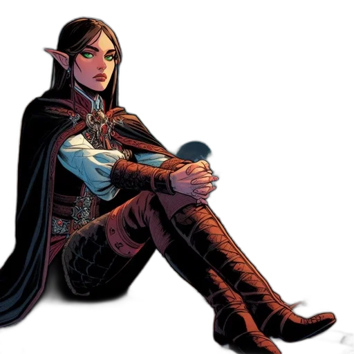 comic book art, concept art, fantasy art, pixel art transparent PNG cut-out