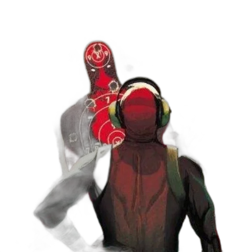 mask, weapon, jacket, robot transparent PNG cut-out