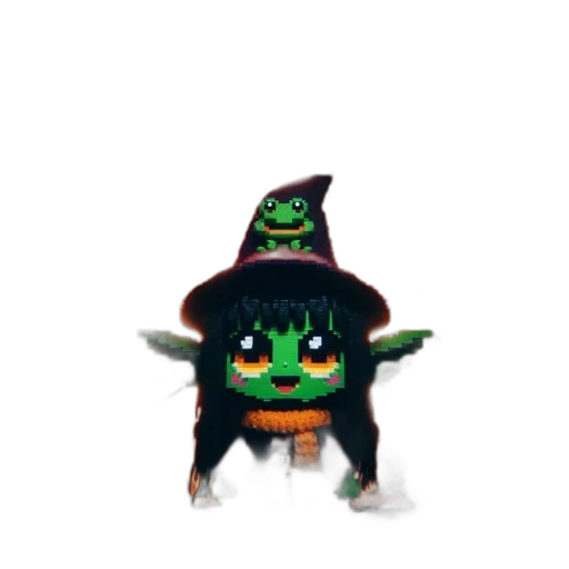 creature, staff, dragon, hat transparent PNG cut-out