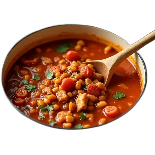 food, photorealistic, 3d render, pot transparent PNG cut-out