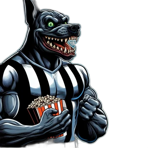 comic book art, concept art, anthropomorphic, canine transparent PNG cut-out