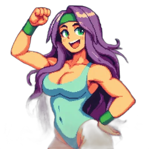 pixel art, anime, concept art, cartoon transparent PNG cut-out