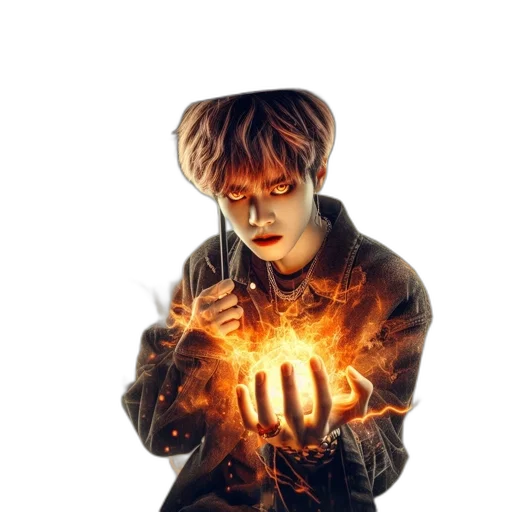jacket, dragon, creature, weapon transparent PNG cut-out