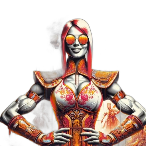 robot, dress, jewelry, mask transparent PNG cut-out