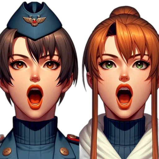 face, staff, concept art, anime transparent PNG cut-out