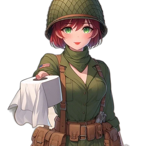 weapon, staff, hat, jacket transparent PNG cut-out