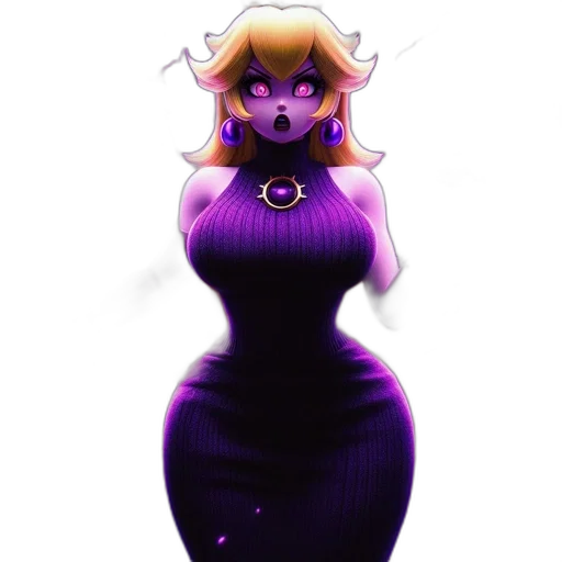 dress, robot, crown, staff transparent PNG cut-out