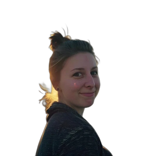 staff, face, hair, jacket transparent PNG cut-out
