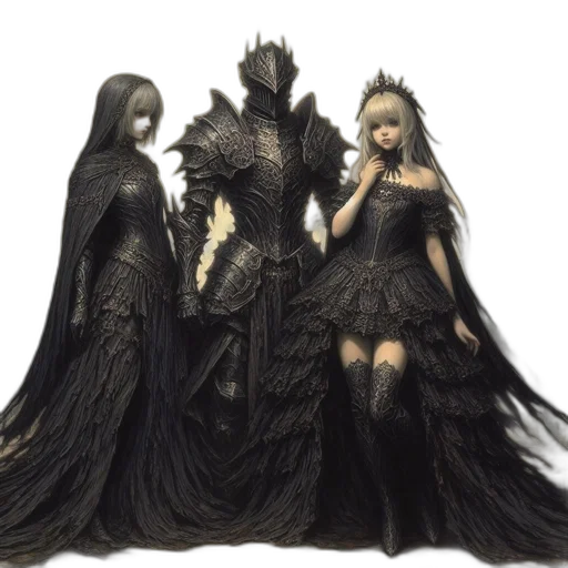 dress, concept art, 3d render, fantasy art transparent PNG cut-out
