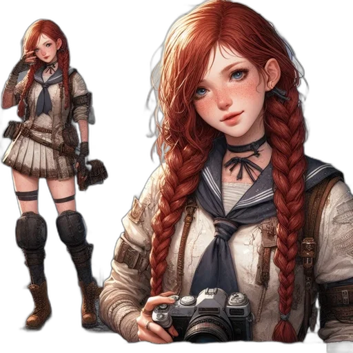 jacket, staff, weapon, concept art transparent PNG cut-out