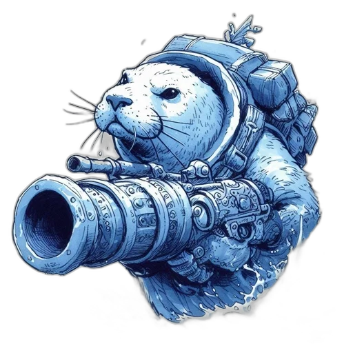robot, weapon, animal, staff transparent PNG cut-out