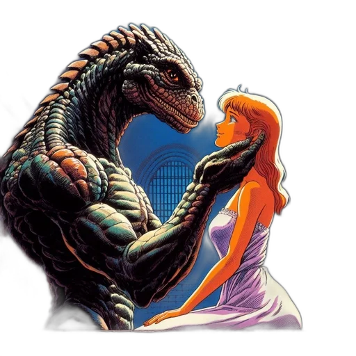 dragon, creature, animal, pixel art transparent PNG cut-out