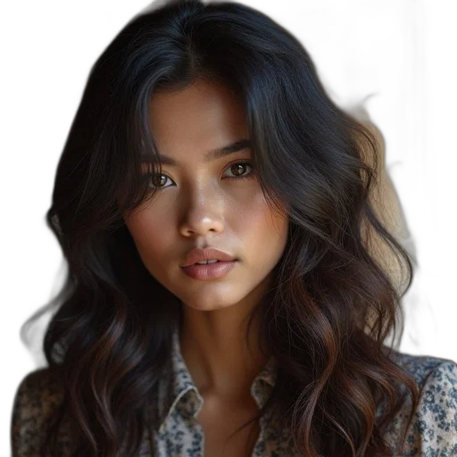 hair, face, crown, jewelry transparent PNG cut-out